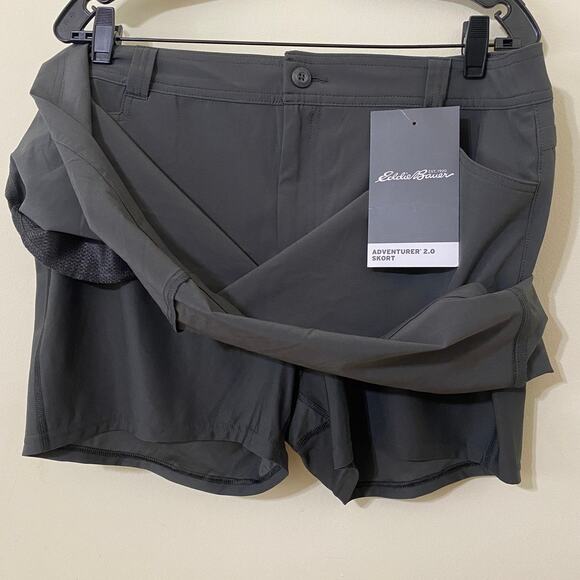 NWT Eddie Bauer Women Skort Adventurer 2.0 size 16 outdoor gorpcore golf UPF 50 - Picture 5 of 7